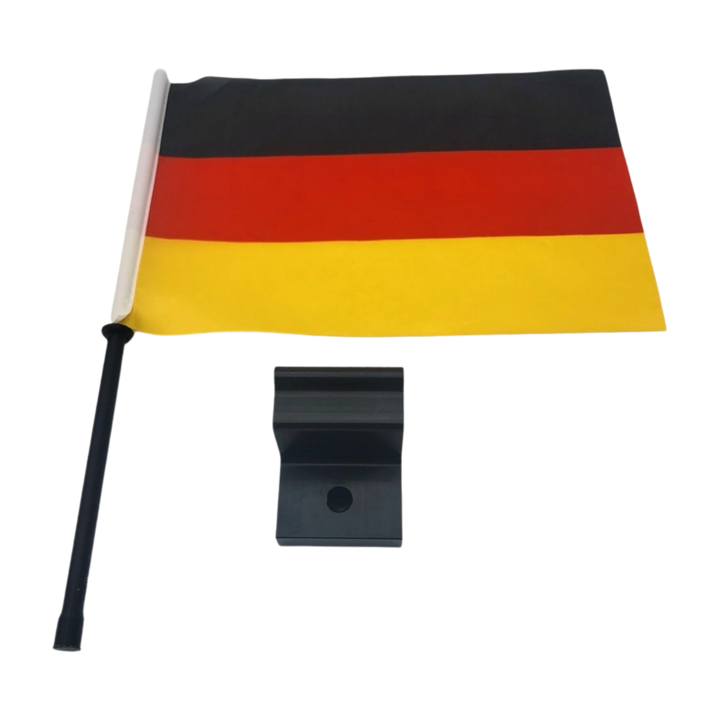 Flaggenhalter für die Kederschiene – Mini-Flagge immer dabei!