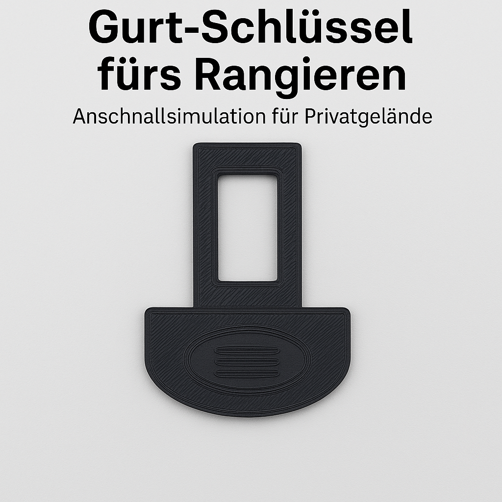 Gurt Schlüssel fürs Rangieren – Anschnallsimulation für Privatgelände