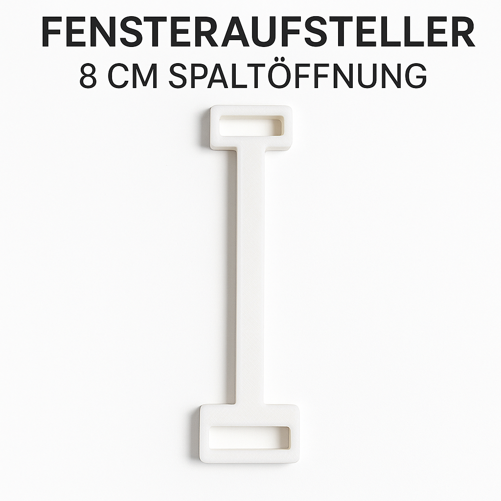 Fensteraufsteller Set für Wohnwagen & Wohnmobil – ca. 8 cm Öffnung | Universal, ASA UV-beständig