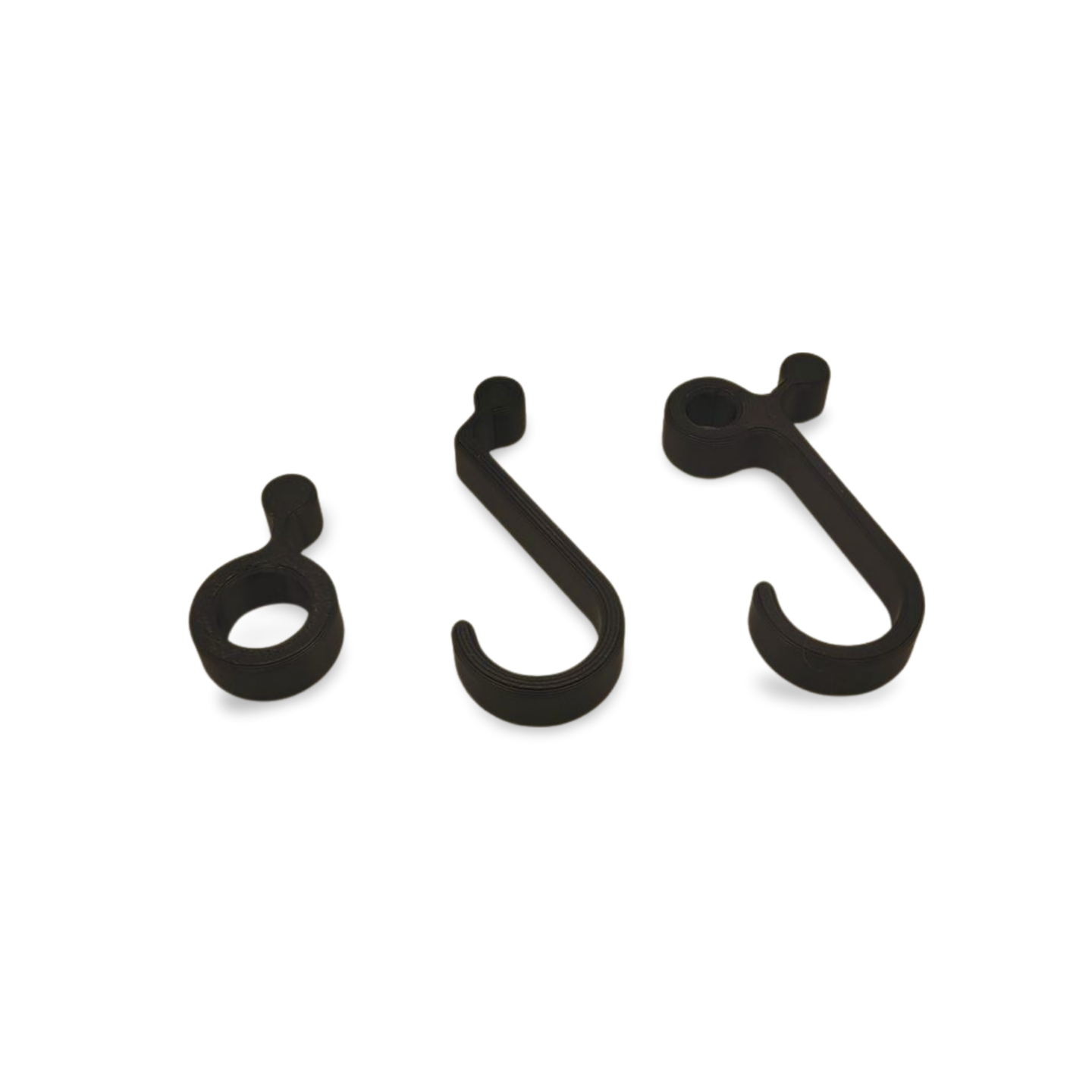 Haken für Kederleiste – 3 Varianten, je 4 Stück