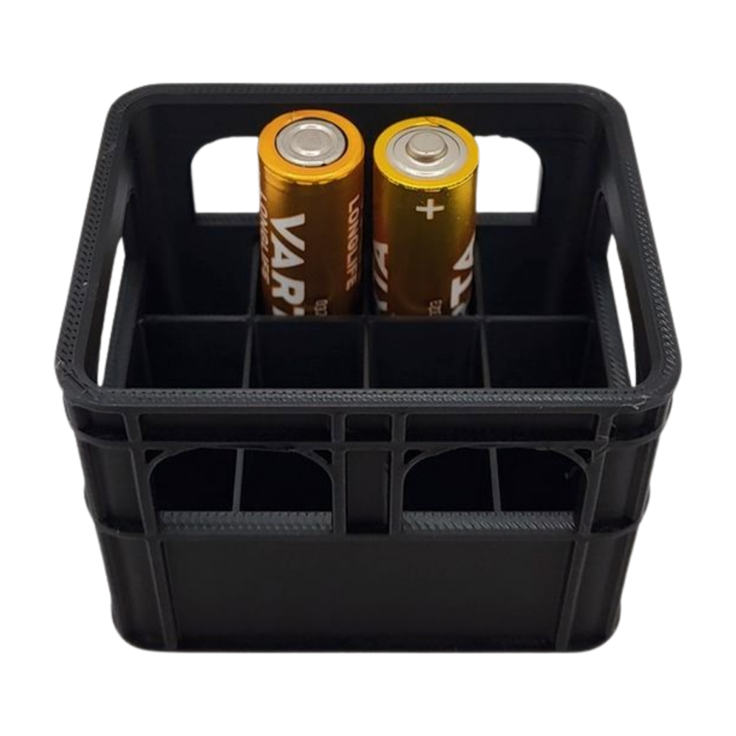 bierkasten aufbewahrung Batteriebox im Bierkisten-Design – AA/AAA Aufbewahrung für Camper – 3DKüstendruck