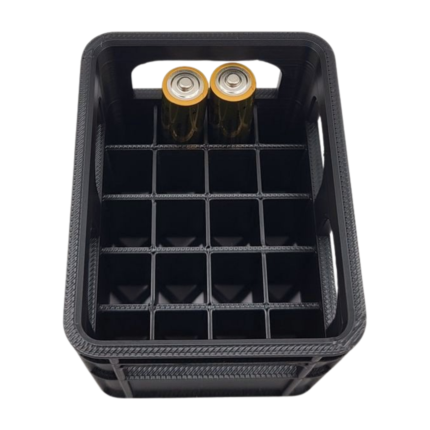 bierkasten aufbewahrung Batteriebox im Bierkisten-Design – AA/AAA Aufbewahrung für Camper – 3DKüstendruck