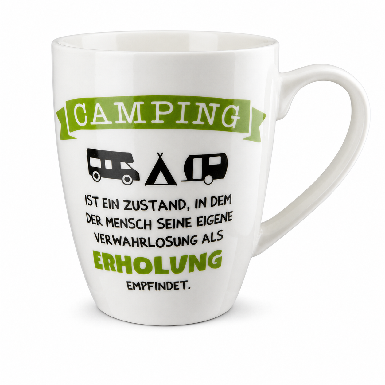 Camping Tasse „Camping ist ein Zustand“ 360 ml