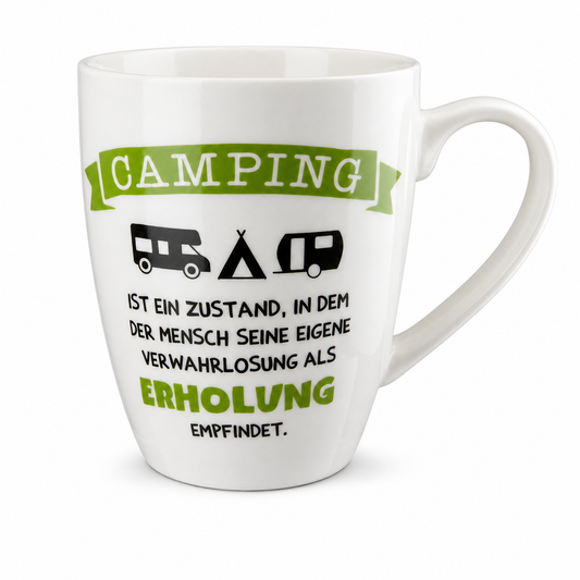 Camping Tasse „Camping ist ein Zustand“ 360 ml