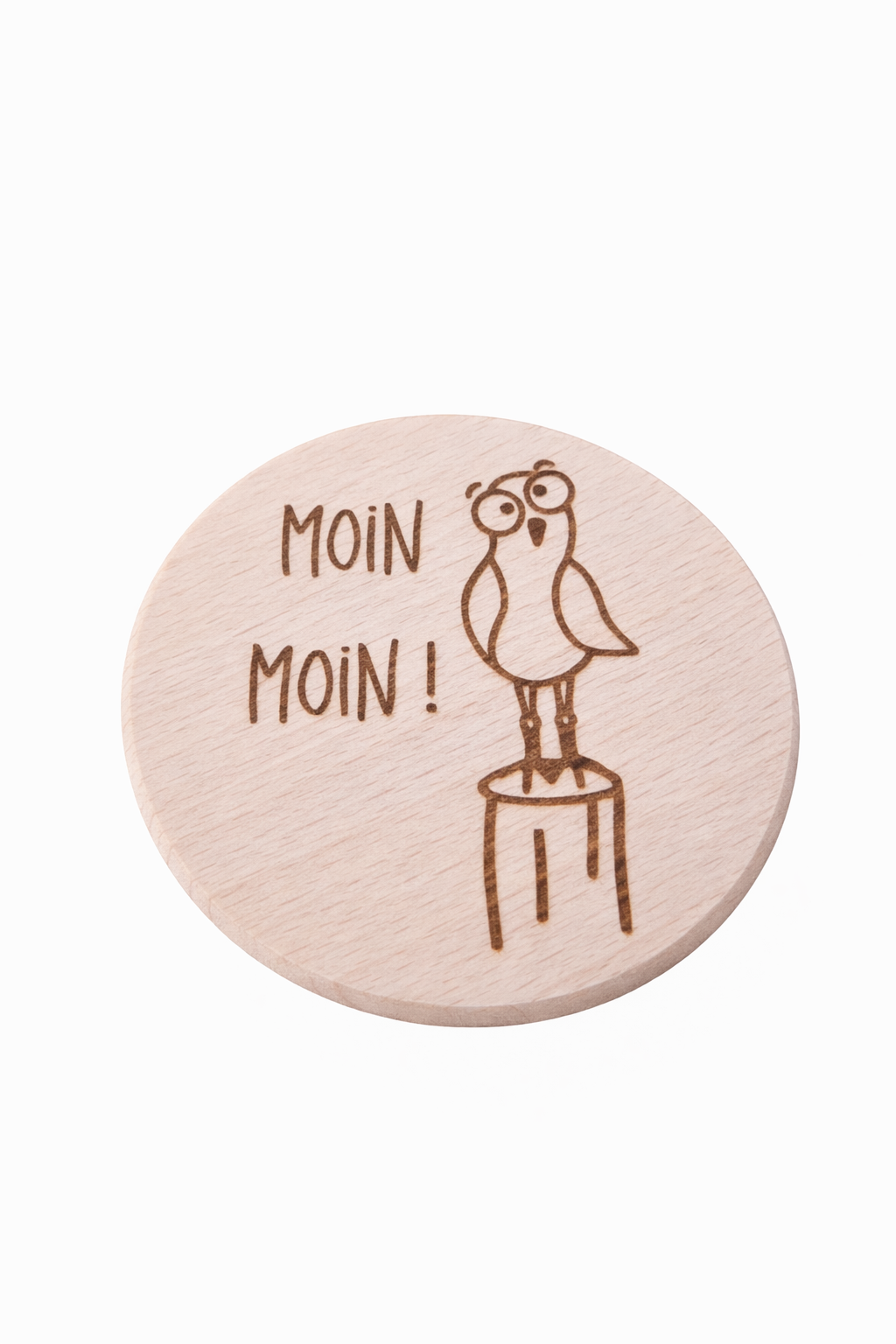 Holz Untersetzer mit Maritimen Gravuren